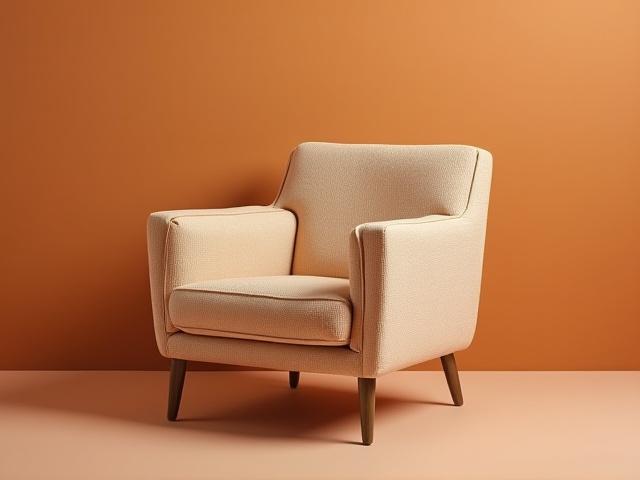 Unik floralmønstret lenestol