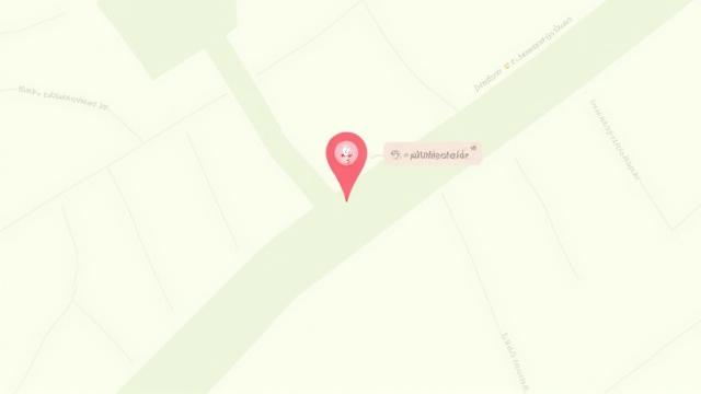 Kart som viser Blomster Hus sin beliggenhet i Akersgata 14, Oslo